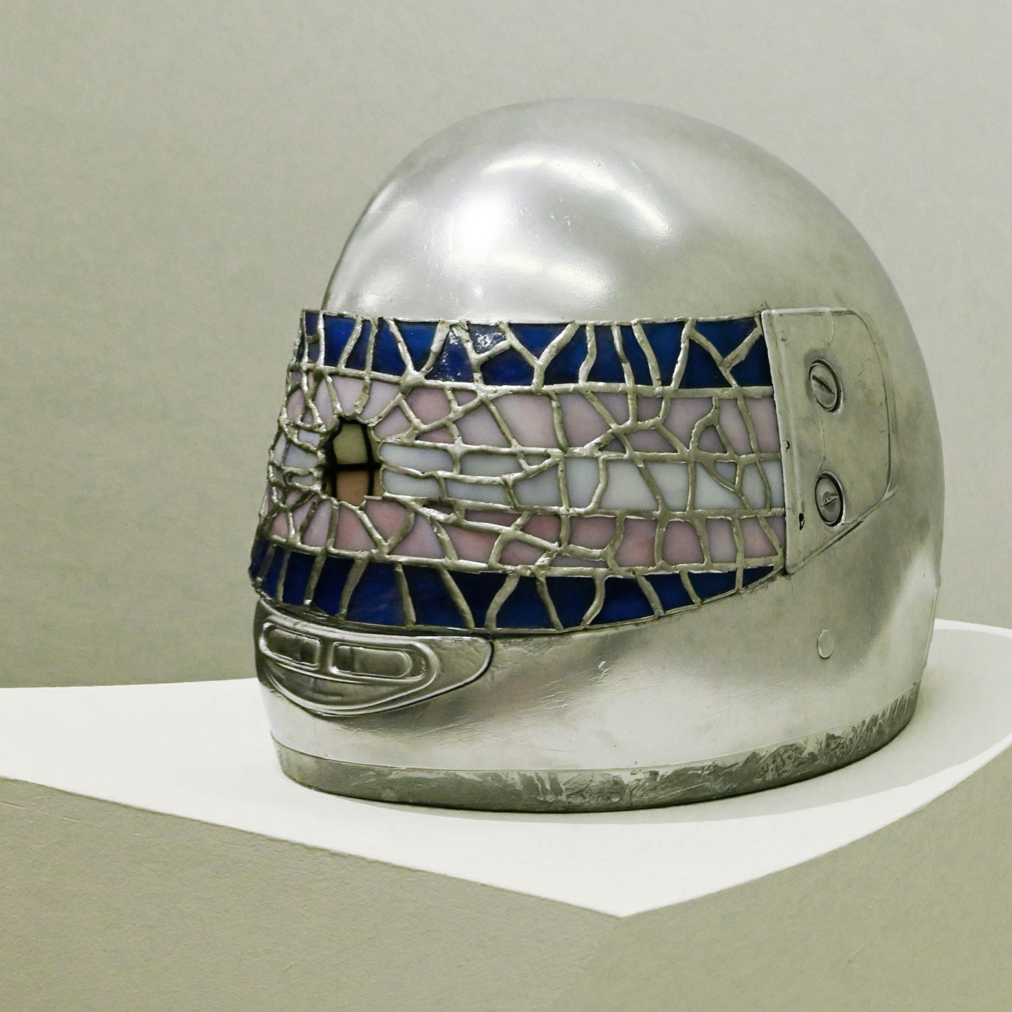 Untitled. Stained glass. 2025. Exhibition view.